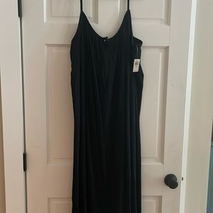 Old Navy Cami Style Maxi Dress Black XXL Tall